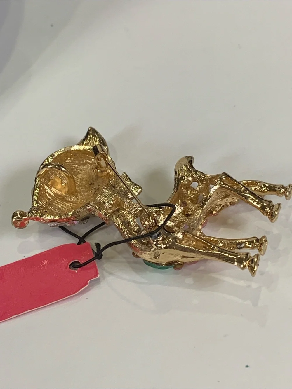 Betsey Johnson New with Tags Rhinestone Fawn Brooch